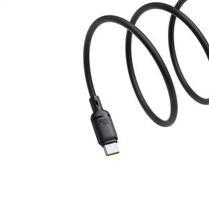 BASEUS Silky Series Type-C to Type-C 100w Hızlı Şarj Kablosu 1m - Siyah