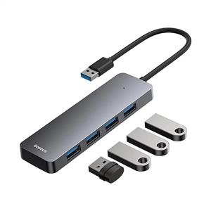 Baseus UltraJoy Seri 4-Port HUB - Uzay Grisi
