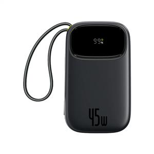 Baseus Enerfill FC31 10.000 mAh Hızlı Şarj 45W Dijital Ekranlı Powerbank - Siyah