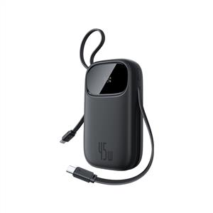 Baseus Enerfill FC31 10.000 mAh Hızlı Şarj 45W Dijital Ekranlı Powerbank - Siyah