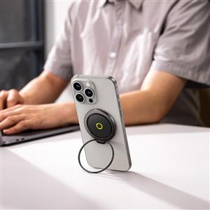 Baseus MagPro Series II Manyetik Yüzük Telefon Standı - Kozmik Siyah