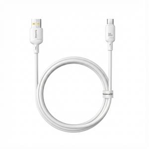 Baseus Silky 3A 2M A-C Hızlı Data Şarj Kablosu - Beyaz