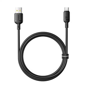 Baseus Silky 3A 2M A-C Hızlı Data Şarj Kablosu - Siyah