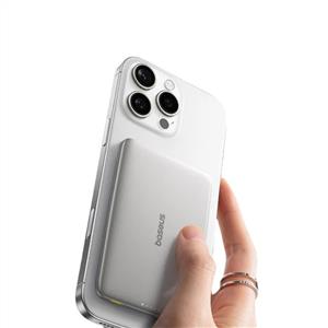 Baseus PicoGo AM41 Ultra Slim Manyetik 5.000 mAh 20W Powerbank – Titanyum
