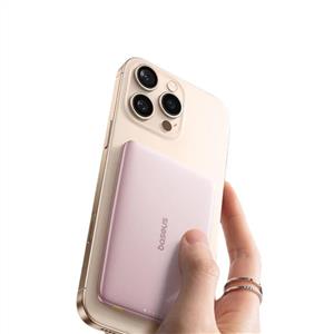 Baseus PicoGo AM41 Ultra Slim Manyetik 5.000 mAh 20W Powerbank – Pembe