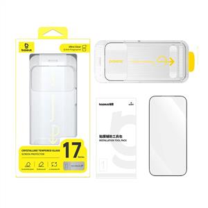 Baseus Crystalline HD İphone 17 Pro Temperli Cam Ekran Koruyucu