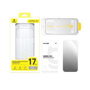 Baseus Crystalline İphone 17 PRIVACY HD Temperli Cam Ekran Koruyucu