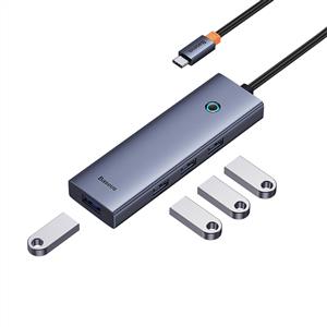 Baseus USB-C to USB-A 4-Port HUB - Uzay Grisi