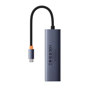 Baseus USB-C to USB-A 4-Port HUB - Uzay Grisi