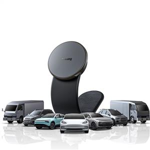 Baseus C02 Pro Series Manyetik Şarjlı Araç İçi Telefon Tutucu - Siyah