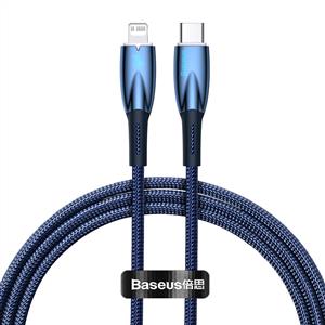 Baseus Glimmer 20W Type-C to Lightning Kablo 1m - Mavi
