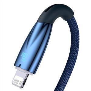 Baseus Glimmer 20W Type-C to Lightning Kablo 1m - Mavi
