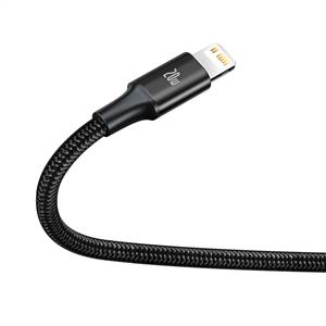 Baseus Rapid 3in1 20W 1.5m Kablo - Siyah