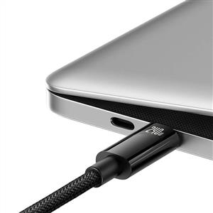 Baseus Tungsten Gold Şarj Kablosu 240W Type-C to-C 2m - Siyah