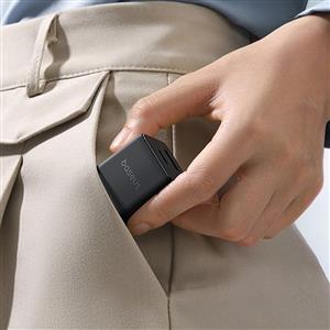 Baseus USB+C 20W Palm Hızlı Ev Şarj Adaptörü - Siyah