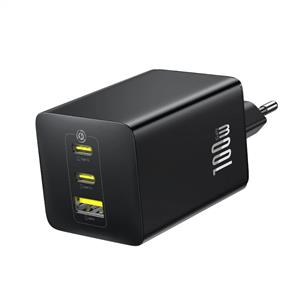 Baseus EnerFill FE11 2 USB-C+ USB-A 100W Şarj Adaptörü - Siyah