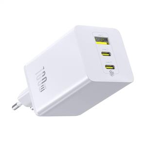 Baseus EnerFill FE11 2 USB-C+ USB-A 100W Şarj Adaptörü - Beyaz