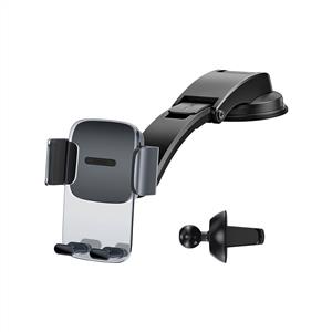 Baseus Easy Control Clamp Set Araç Telefon Tutucu - Siyah
