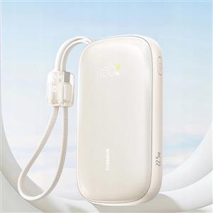 Baseus EnerFill FC21 QPow3 Ultra 22.5W Dijital Göstergeli 10.000 mAh mAh Powerbank - Gri