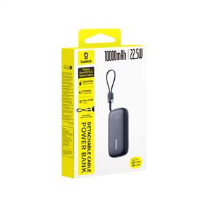 Baseus EnerFill FC21 Qpow 3 Ultra 22.5W 10000 mAh Powerbank - Siyah
