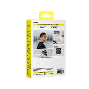 Baseus Bass BS1 Hibrit ANC AI ENC Bluetooth Kablosuz Kulak İçi Kulaklık - Siyah