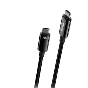 Baseus Tungsten USB C to USB C 240 W Şarj Kablosu 1m – Siyah