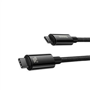 Baseus Tungsten USB C to USB C 240 W Şarj Kablosu 1m – Siyah
