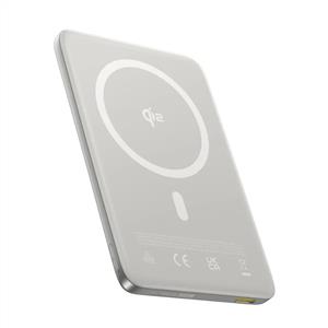 Baseus PicoGo AM41 Ultra Slim Qi2 Magsafe Kablosuz 10.000 mAh 27W Power Bank – Titanyum