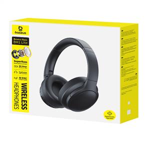 Baseus Bass BH 1 Lite Kulaküstü Bluetooth Kulaklık – Siyah