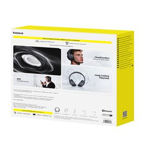 Baseus Bass BH 1 Lite Kulaküstü Bluetooth Kulaklık – Siyah