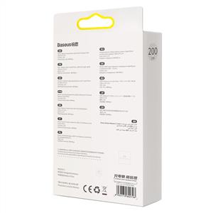 Baseus Crystal 2.4A USB-A to Lightning 1.2m Kablo - Mor
