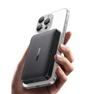 Baseus EnerFill FM12 Qi2 Manyetik 10.000 mAh 22.5W Powerbank - Siyah
