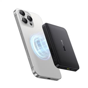 Baseus EnerFill FM12 Qi2 Manyetik 10.000 mAh 22.5W Powerbank - Siyah