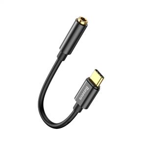 Baseus L54 Type-C - 3,5 MM Aux Dişi Kulaklık Adaptörü - Siyah