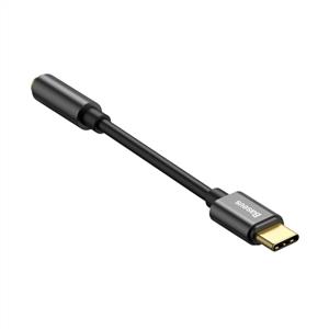 Baseus L54 Type-C - 3,5 MM Aux Dişi Kulaklık Adaptörü - Siyah