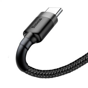 Baseus Cafule Hızlı Şarj USB Kablo Type-C 2A 2m - Gri