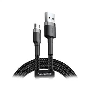 Baseus Cafule Kablo USB Micro 2.4A 1m. - Gri/Siyah