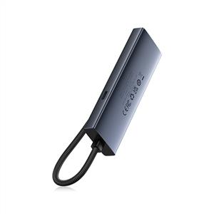 Baseus UltraJoy Series 4-Port Hub - Gri (USB-C to USB 3.0*4+USB-C 5V)