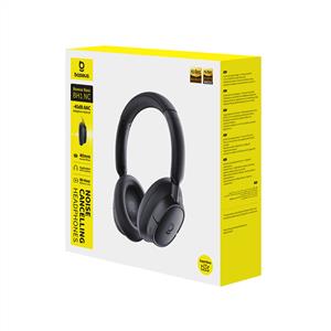 Baseus Bass BH1 NC Gürültü Engelleyici Kulaküstü Kulaklık - Siyah