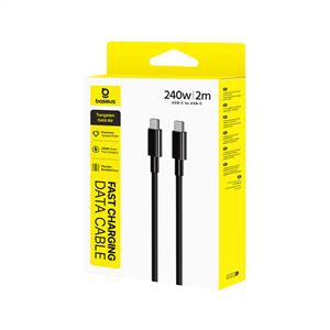 Baseus Tungsten Gold Air C-C 240W 2m - Siyah