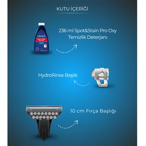 Bissell SpotClean ProHeat Advanced Koltuk Yıkama ve Leke Çıkarma Makinesi