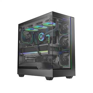 BITFENIX EAGLE BLACK 4x120mm FRGB FANLI 750W BRONZE 80PLUS MidT ATX GAMING KASA