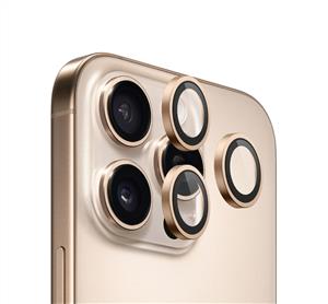 Blueo iphone 16 Pro Max/16 Pro Metal Frame Aplikatörlü Cam Ekran Koruyucu - ALTIN