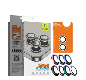 Blueo iphone 16 Pro Max/16 Pro Metal Frame Aplikatörlü Cam Ekran Koruyucu - ALTIN