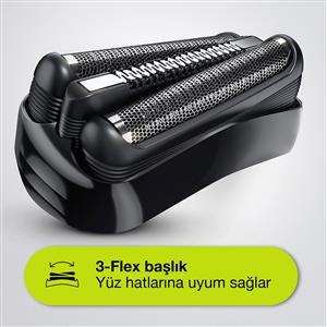 Braun 3 Serisi 300VTGRN Kuru Tıraş Makinesi