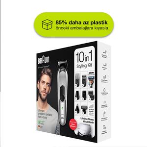 BRAUN MGK7220 10'U 1 ARADA ERKEK BAKIM KİTİ (AUTO SENSE TEKNOLOJİ+ÇELİK BAŞLI)