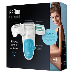 BRAUN SE5610 SENSOSMART,KABLOSUZ,ISLAK VE KURU,3'ü1 ARADA EPİLATÖR/EPİLASYON