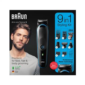BRAUN MGK5280 9'U BİR ARADA ERKEK BAKIM KİTİ (GILLETTE HEDİYELİ)