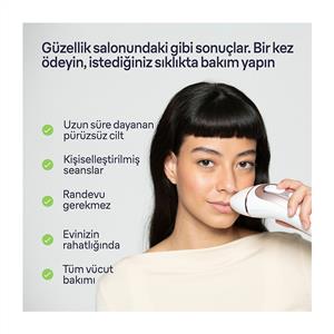 Braun Skin I-Expert PL7253 Akıllı IPL Tüy Alma, Çanta, Venus Tıraş Makinesi, 3 Başlıklı