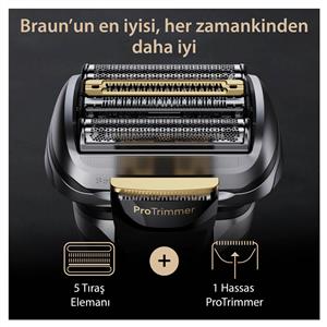 Braun 9519S Islak  Kuru Tıraş  Makine Şarj Stantı Ve Seyahat  Kılıfı